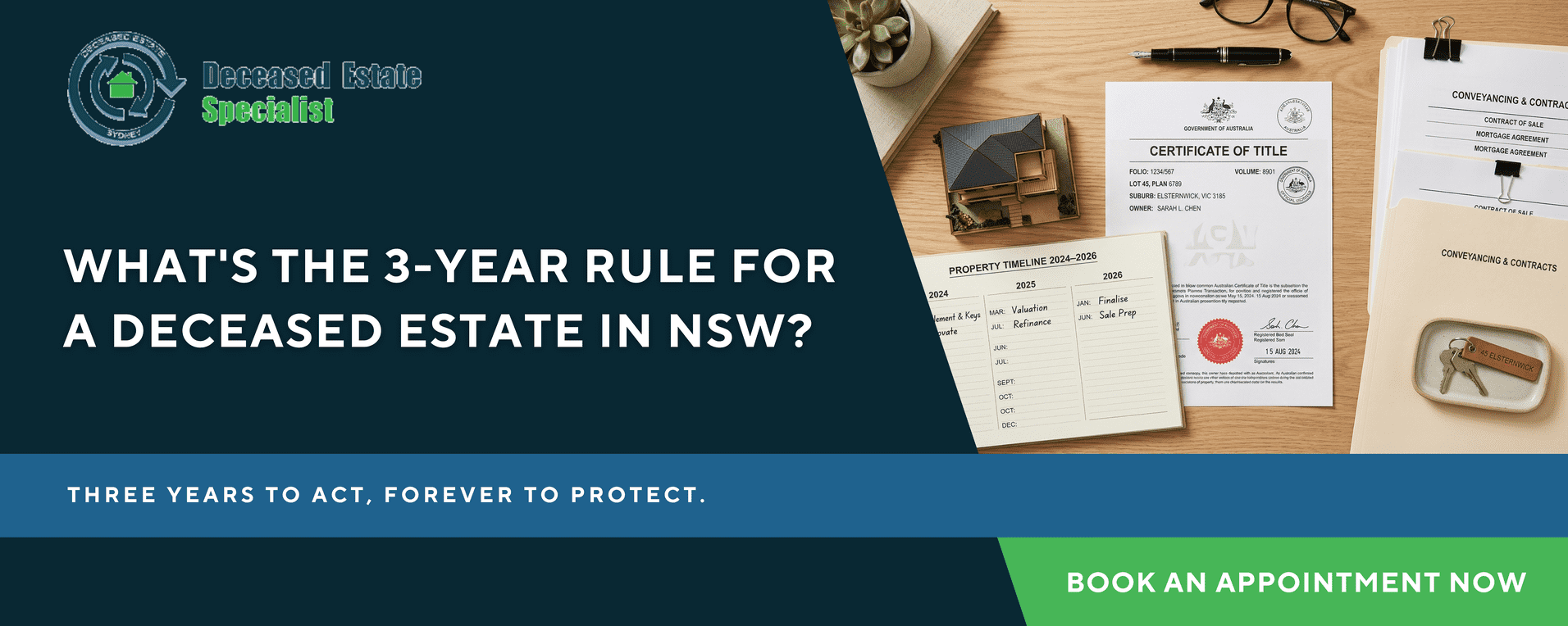 What's The 3 Year Rule For A Deceased Estate In NSW